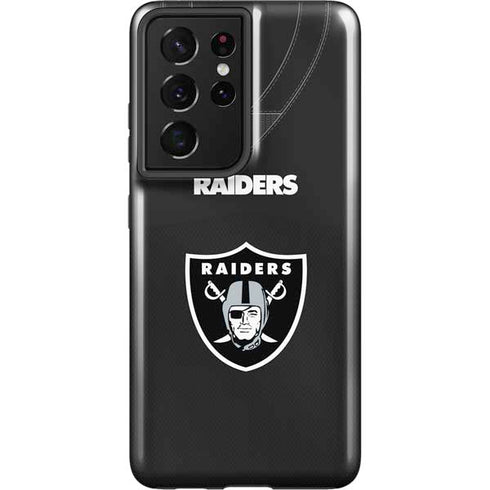 NFL Las Vegas Raiders Team Jersey Galaxy S21 Ultra 5G Pro Case