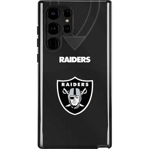 NFL Las Vegas Raiders Team Jersey Galaxy S22 Ultra Pro Case