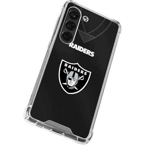 NFL Las Vegas Raiders Team Jersey Galaxy S23 Clear Case