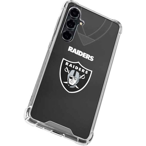 NFL Las Vegas Raiders Team Jersey Galaxy S23 FE Clear Case