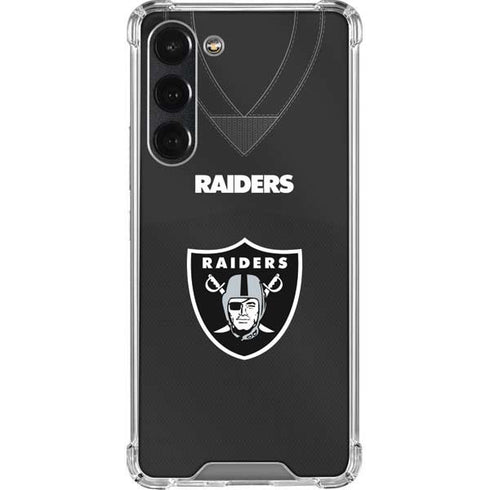 NFL Las Vegas Raiders Team Jersey Galaxy S23 Plus Clear Case