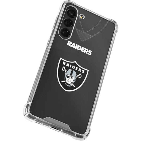 NFL Las Vegas Raiders Team Jersey Galaxy S23 Plus Clear Case