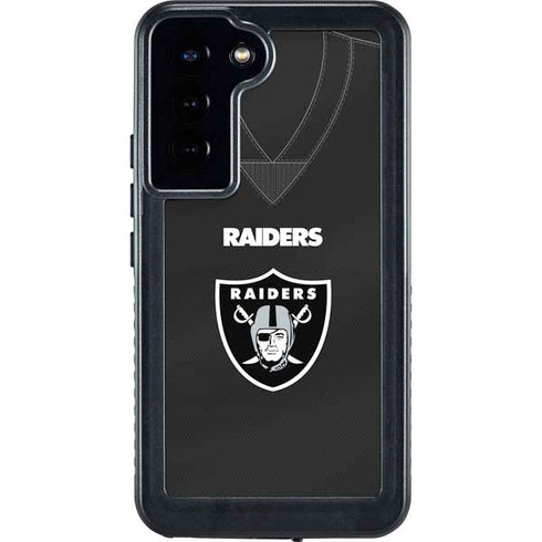 NFL Las Vegas Raiders Team Jersey Galaxy S23 Plus Waterproof Case