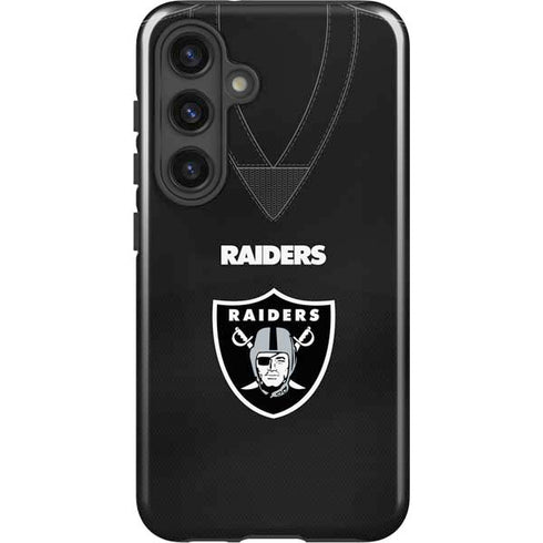 NFL Las Vegas Raiders Team Jersey Galaxy S24 Plus Impact Case