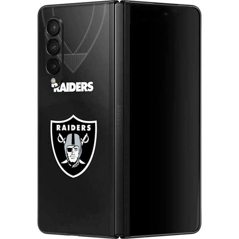 NFL Las Vegas Raiders Team Jersey Galaxy Z Fold3 5G Skin