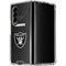 NFL Las Vegas Raiders Team Jersey Galaxy Z Fold4 5G Clear Case