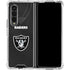 NFL Las Vegas Raiders Team Jersey Galaxy Z Fold4 5G Clear Case