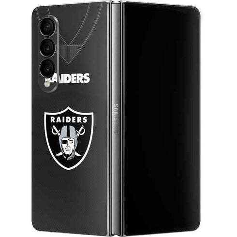NFL Las Vegas Raiders Team Jersey Galaxy Z Fold4 5G Skin
