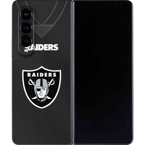 NFL Las Vegas Raiders Team Jersey Galaxy Z Fold4 5G Skin