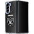 NFL Las Vegas Raiders Team Jersey Galaxy Z Fold5 5G Clear Case