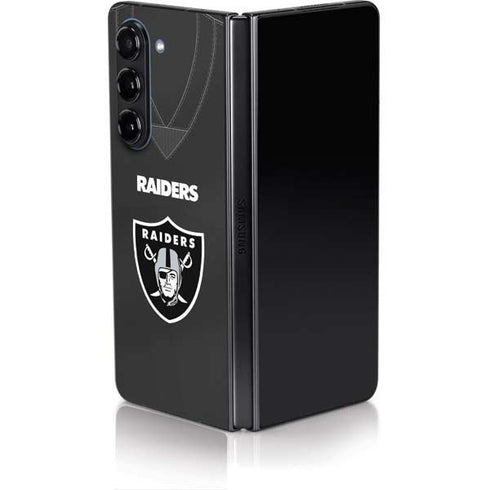 NFL Las Vegas Raiders Team Jersey Galaxy Z Fold5 5G Skin