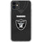 NFL Las Vegas Raiders Team Jersey iPhone 11 Clear Case