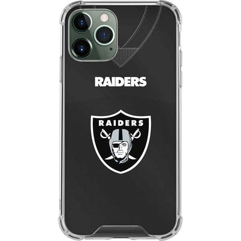 NFL Las Vegas Raiders Team Jersey iPhone 11 Pro Max Clear Case