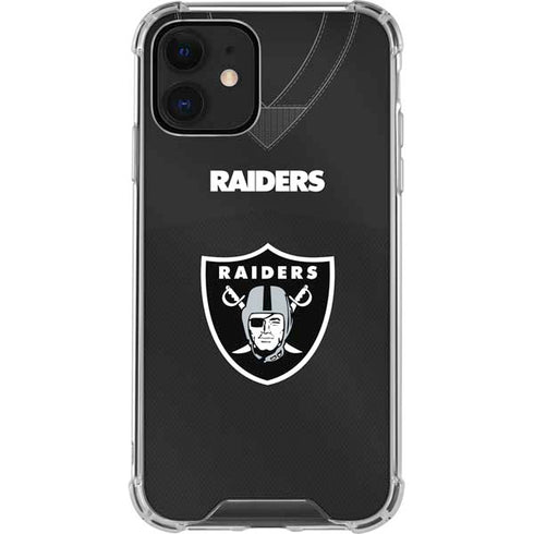 NFL Las Vegas Raiders Team Jersey iPhone 12 Clear Case