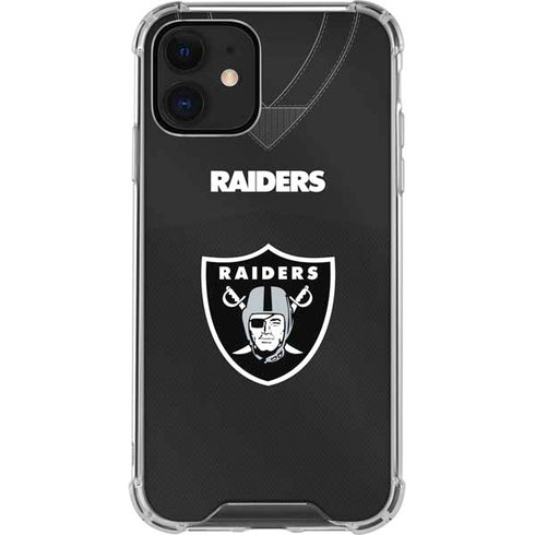 NFL Las Vegas Raiders Team Jersey iPhone 12 Mini Clear Case