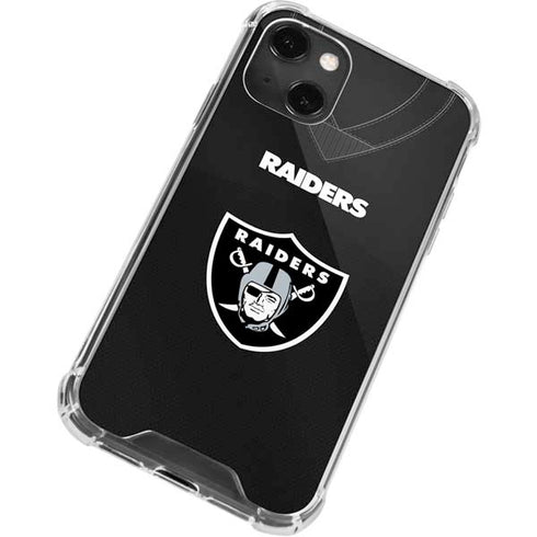 NFL Las Vegas Raiders Team Jersey iPhone 13 Mini Clear Case
