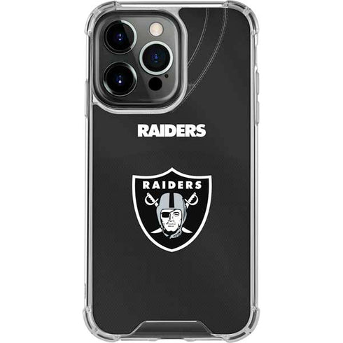 NFL Las Vegas Raiders Team Jersey iPhone 13 Pro Clear Case
