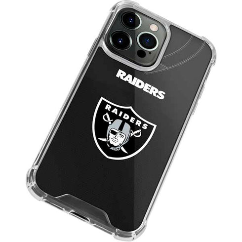 NFL Las Vegas Raiders Team Jersey iPhone 13 Pro Clear Case