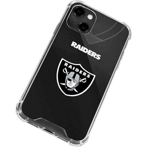 NFL Las Vegas Raiders Team Jersey iPhone 14 Clear Case