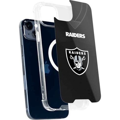 NFL Las Vegas Raiders Team Jersey iPhone 15 Plus MagSafe Case