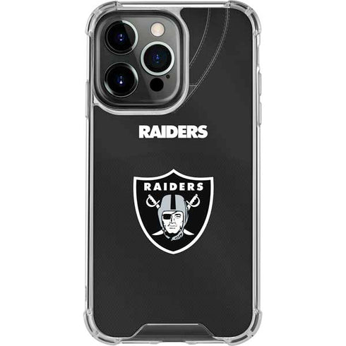 NFL Las Vegas Raiders Team Jersey iPhone 15 Pro Clear Case