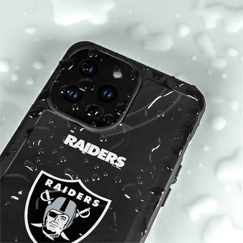 NFL Las Vegas Raiders Team Jersey iPhone 14 Pro Max Waterproof Case