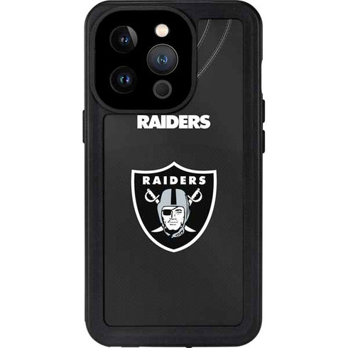 NFL Las Vegas Raiders Team Jersey iPhone 14 Pro Waterproof Case
