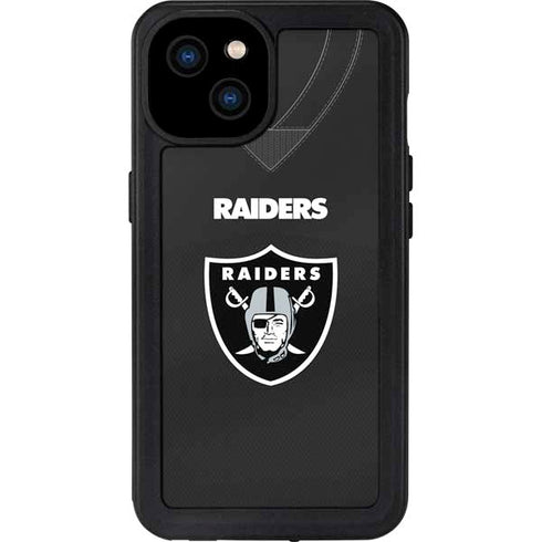 NFL Las Vegas Raiders Team Jersey iPhone 15 Plus Waterproof Case
