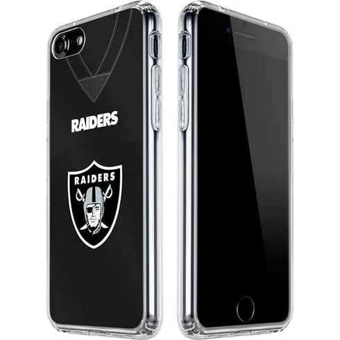 NFL Las Vegas Raiders Team Jersey iPhone SE (2nd & 3rd Gen) Clear Case