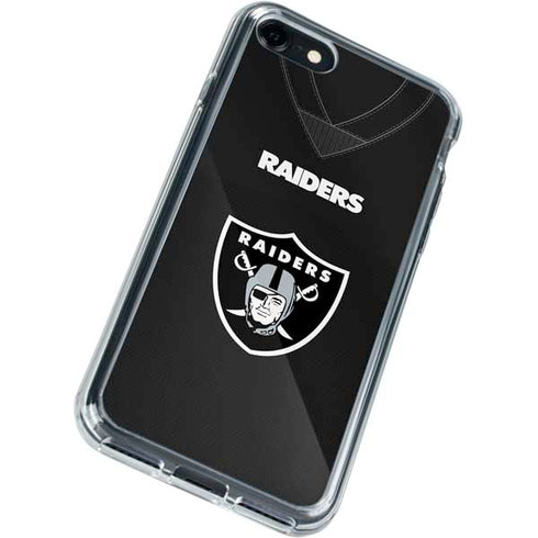 NFL Las Vegas Raiders Team Jersey iPhone SE (2nd & 3rd Gen) Clear Case