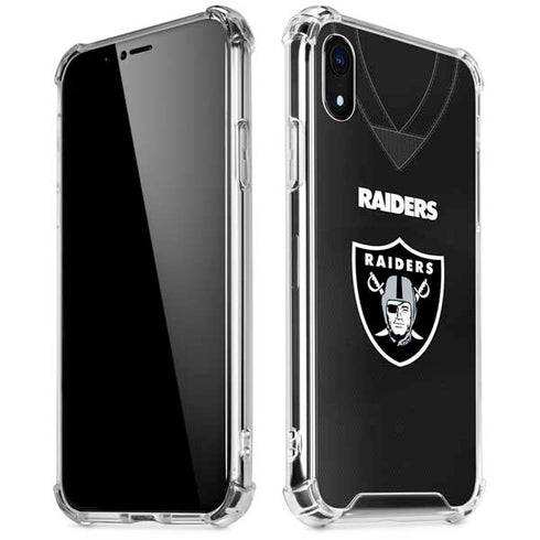 NFL Las Vegas Raiders Team Jersey iPhone XR Clear Case