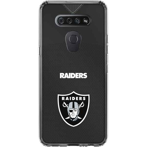 NFL Las Vegas Raiders Team Jersey LG K51/Q51 Clear Case