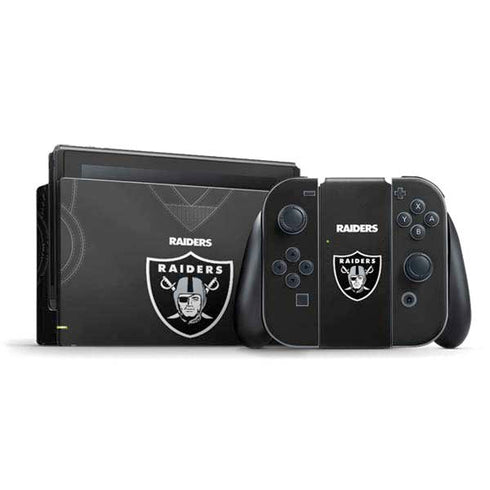 NFL Las Vegas Raiders Team Jersey Nintendo Switch Bundle Skin