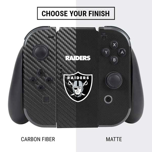 NFL Las Vegas Raiders Team Jersey Nintendo Switch Bundle Skin
