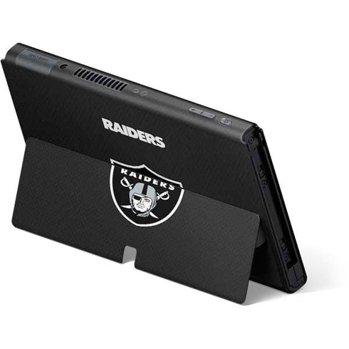 NFL Las Vegas Raiders Team Jersey Nintendo Switch OLED (2021) Skin