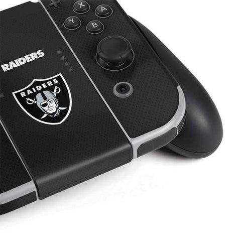 NFL Las Vegas Raiders Team Jersey Nintendo Switch OLED (2021) Skin