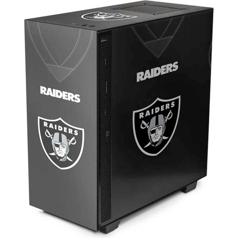 NFL Las Vegas Raiders Team Jersey NZXT H510 Compact ATX Mid-Tower Case Skin