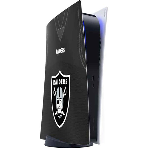NFL Las Vegas Raiders Team Jersey PS5 Digital Edition Console Skin