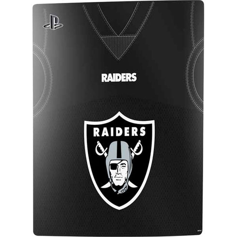 NFL Las Vegas Raiders Team Jersey PS5 Digital Edition Console Skin