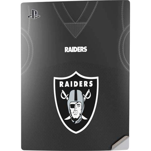 NFL Las Vegas Raiders Team Jersey PS5 Digital Edition Console Skin