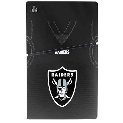 NFL Las Vegas Raiders Team Jersey PS5 Slim Disk Bundle Skin