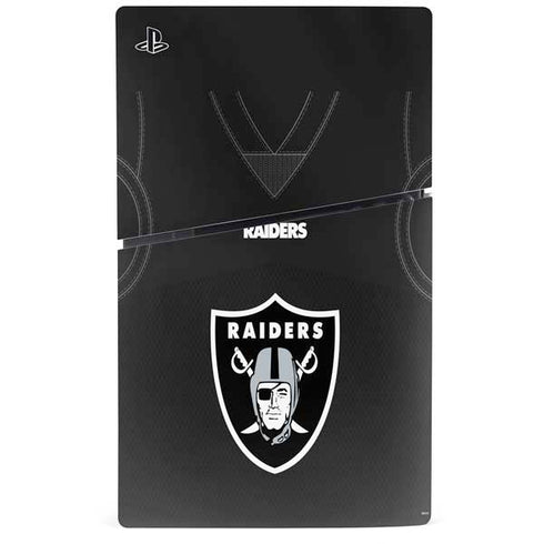 NFL Las Vegas Raiders Team Jersey PS5 Slim Disk Console Skin