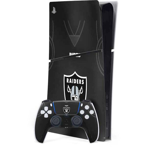 NFL Las Vegas Raiders Team Jersey PS5 Slim Digital Edition Bundle Skin