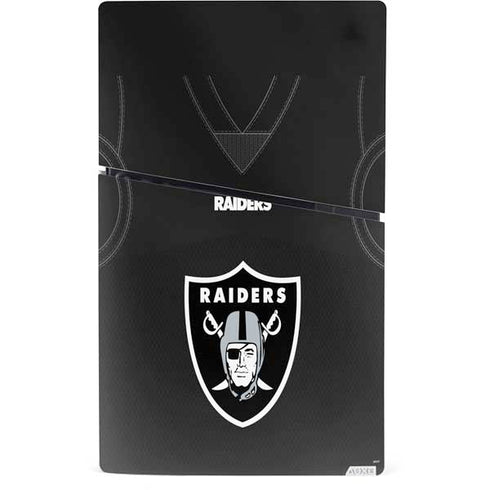 NFL Las Vegas Raiders Team Jersey PS5 Slim Digital Edition Bundle Skin