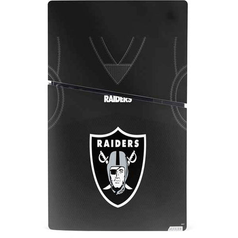 NFL Las Vegas Raiders Team Jersey PS5 Slim Digital Edition Console Skin