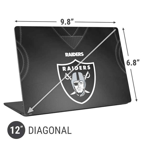 NFL Las Vegas Raiders Team Jersey Universal Laptop 12in (9.8 x 6.8in) Skin