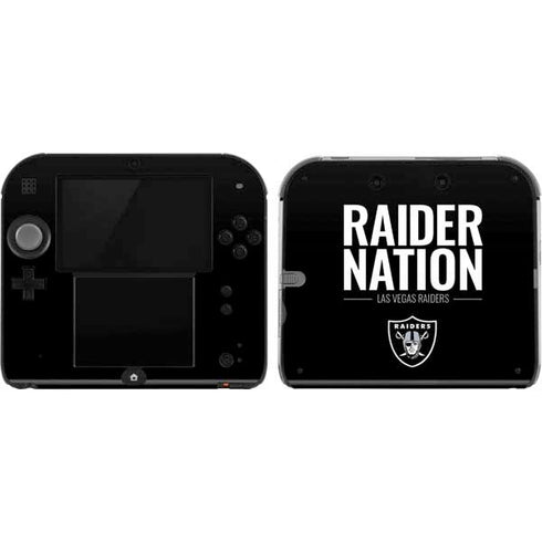 NFL Las Vegas Raiders Team Motto Nintendo 2DS Skin