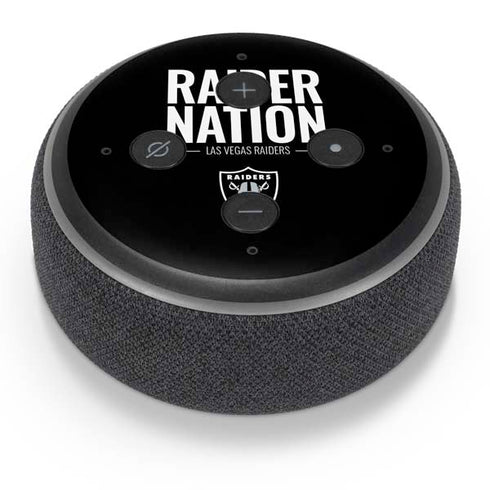 NFL Las Vegas Raiders Team Motto Amazon Echo Dot Skin