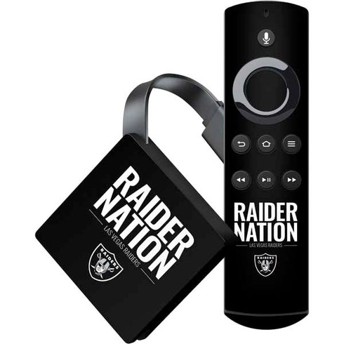 NFL Las Vegas Raiders Team Motto Amazon Fire TV Skin