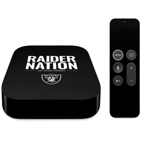 NFL Las Vegas Raiders Team Motto Apple TV Skin